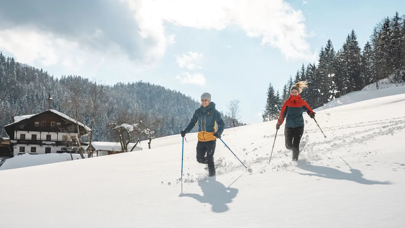 Snowshoeing in the Wilder Kaiser region