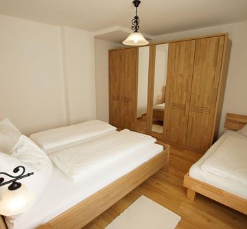 Schlafzimmer Tiroler Appartement