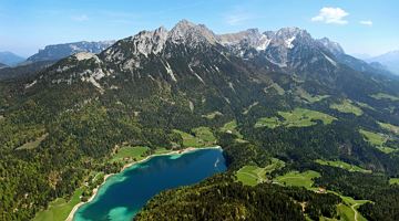 Hiking routes to Lake Hinterstein