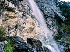Schleier Waterfall circular hiking route
