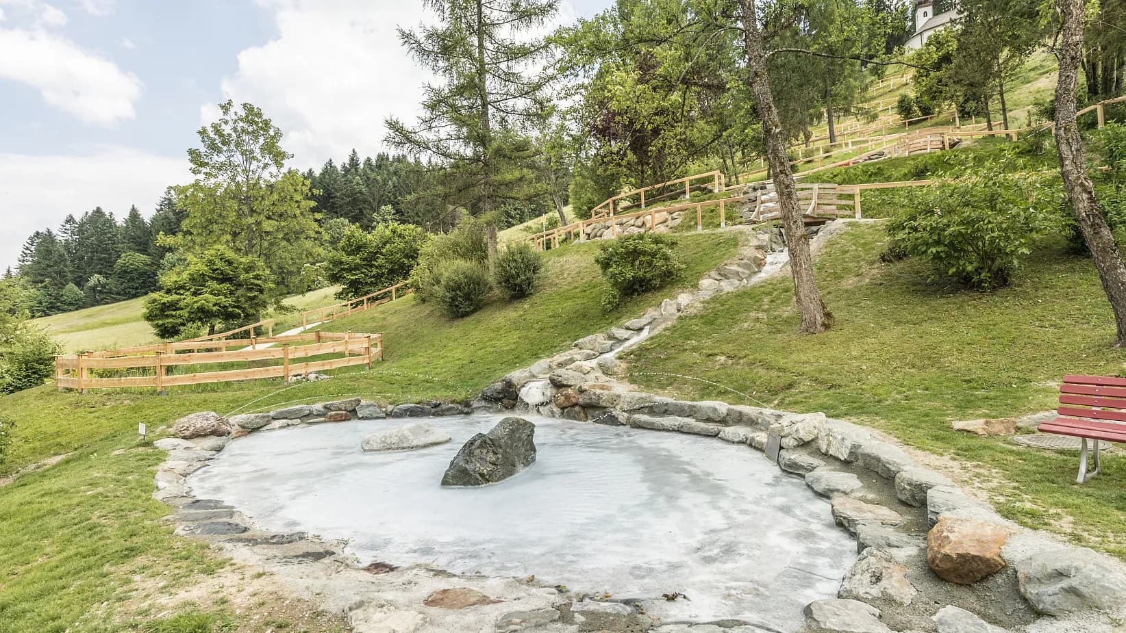 Der Kapellenpark in Ellmau