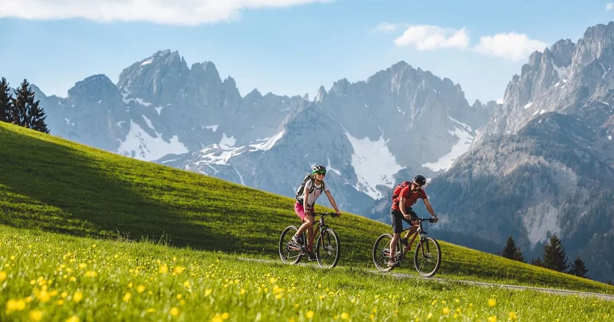 Mountainbiken am Wilden Kaiser