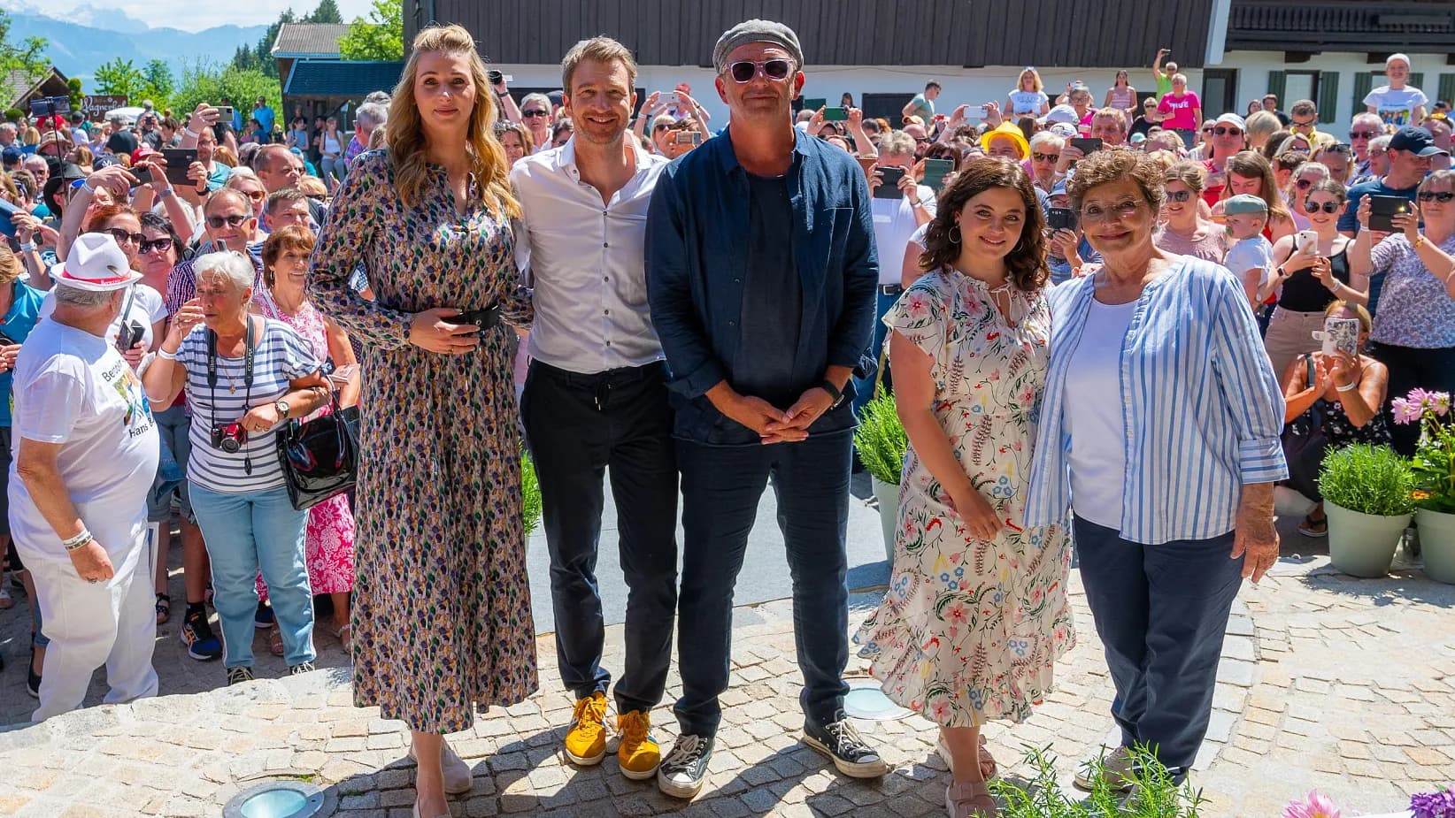 Bergdoktor Fan Day 2022 in Going at the Wilder Kaiser