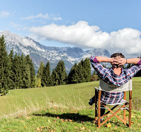 Hans Sigl vor dem Wilden Kaiser