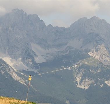 Wilder Kaiser im Nebel