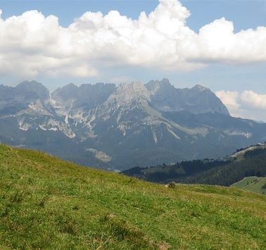 Wolken über Wildem Kaiser