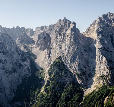 Felswände des Wilden Kaisers