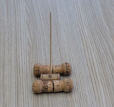 Boden des Korkschiffes