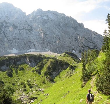 Blick ins Gebirge