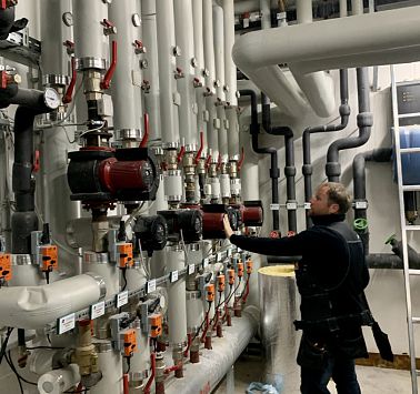 Kontrolle der Technik beim Stanglwirt