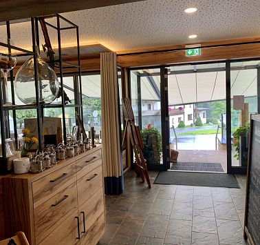 Eingangsbereich Cafe Bettina