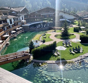 Ausblick vom Kaiserlodge Balkon