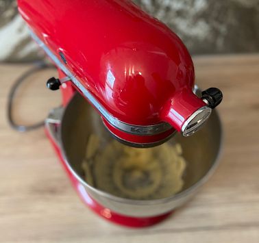 Teigmaschine im Einsatz