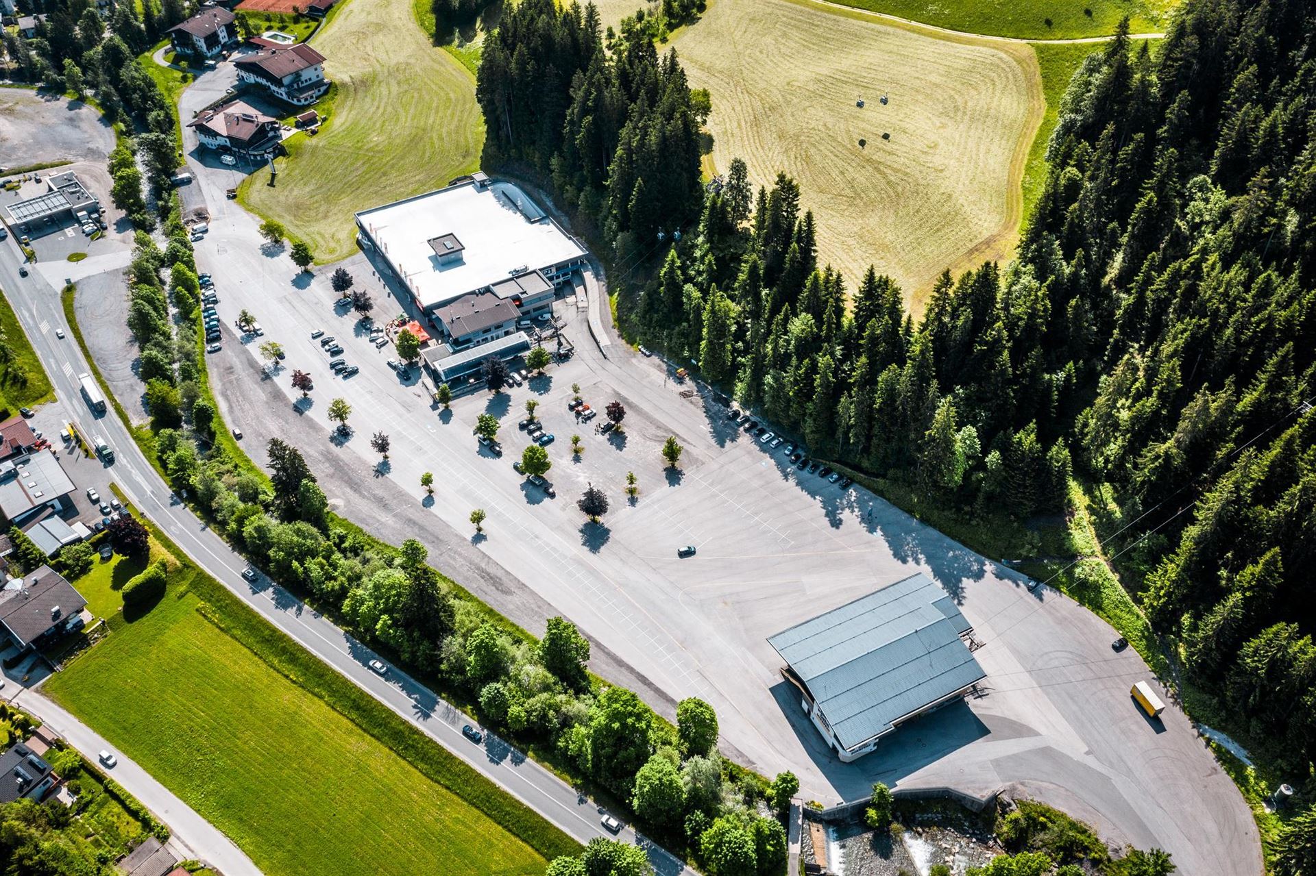 Parkplatz Bergbahn Scheffau