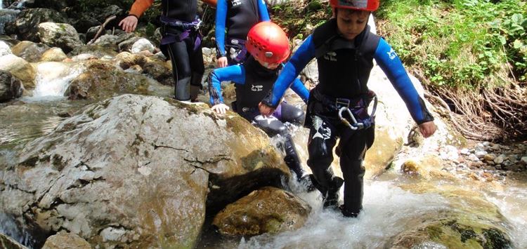 Canyoning for children