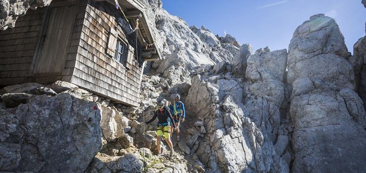 Babensstuber Hütte unterhalt des Gipfels