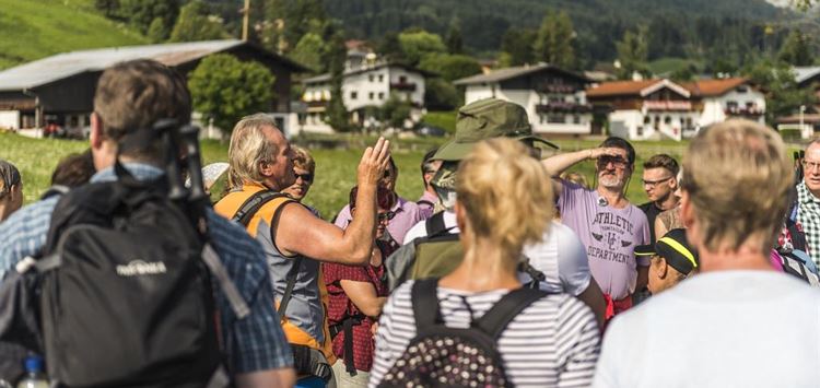 'Ellmau begeistert' Filmwanderung mit Wanderführer Peter zur Rübezahlalm