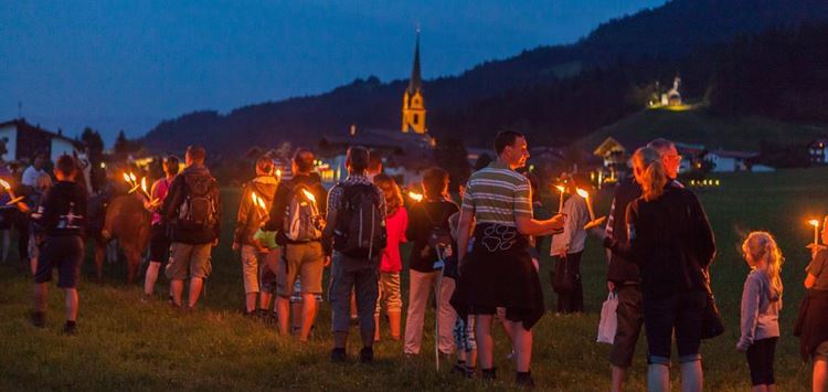 Guided torchlight walk