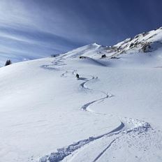 Freeride - Tiefschnee-Skifahren Skitour