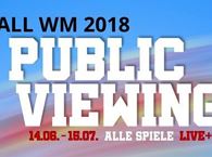 Public Viewing Fußball WM 2018