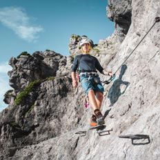 „Wildes Schloss“ - Jubiläumssteig Halbtages- Klettersteig Tour