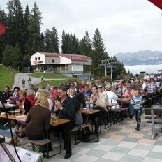 Frühschoppen auf der Blattlalm