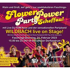 Flower Power Faschings Party in Scheffau