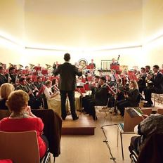 Spring Concert of  brass band Scheffau