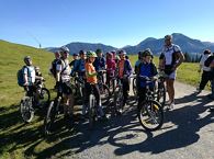 Mountain bike training tour for children