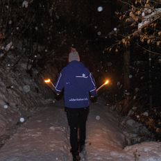 Winterliche Fackelwanderung in Scheffau