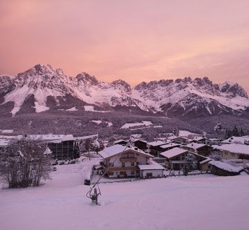 Wilder Kaiser am Morgen