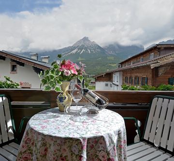 Appartement 4 - Balkon Ausblick