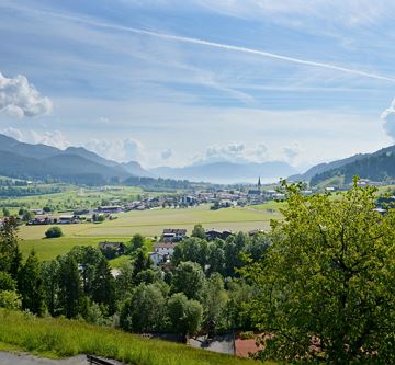 Aussicht zum Dorf