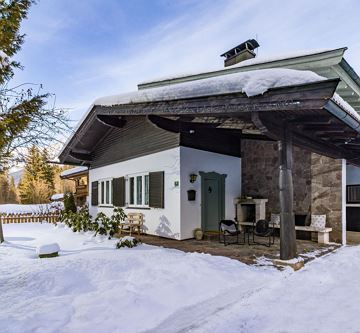 Chalet im Winter