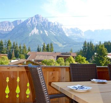 Frühstück auf der Panorama Terrasse