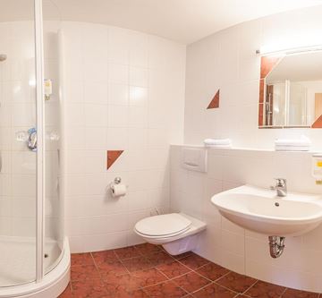 Dusche Standat-Doppelzimmer