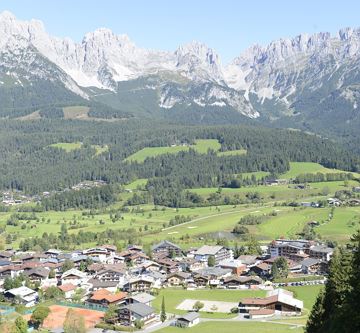 Blick auf Haus Franzl