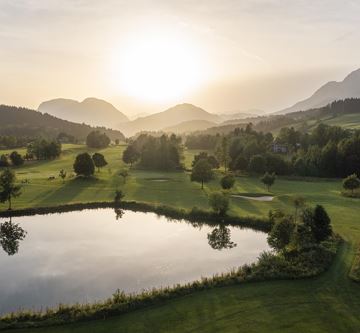 Abendstimmung am Golfplatz