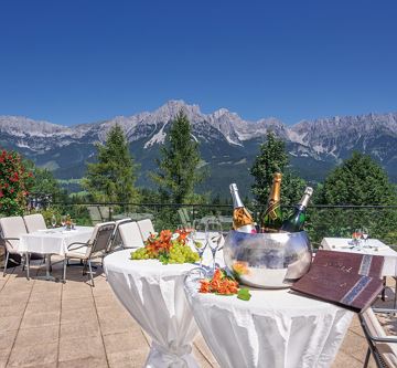 Hotel Kaiserhof Ellmau Panorama-Terrasse