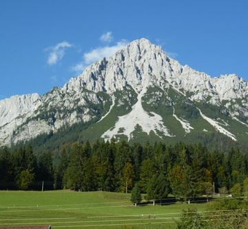 Blick zum Wilder Kaiser