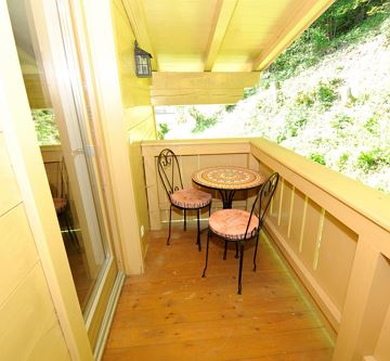 Ferienwohnung Edelweiss Balkon Wald