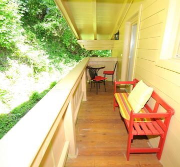 Ferienwohnung Wilder Kaiser Balkon Wald