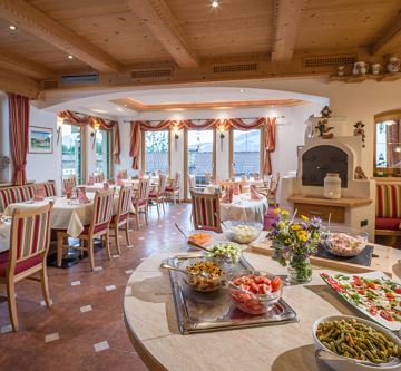 Salatbuffet und Speisestube