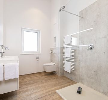 Badezimmer Appartement Alpentraum