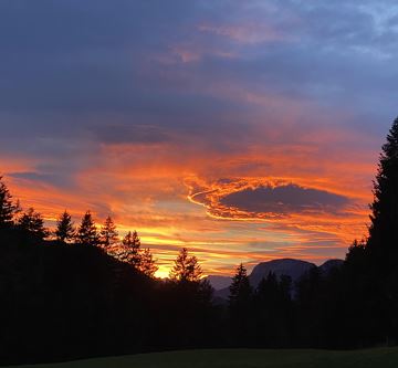 Sonnenuntergang Terasse