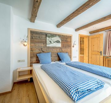 Appartement Alpenblick Schlafzimmer