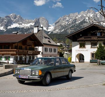 Grüner Stern AlpenSchlössl-Mercedes