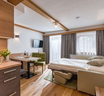 Appartement Brandstadl Wohnraum mit Couch