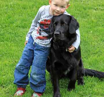 Jan mit Hund