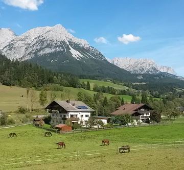 Blick zum Wilden Kaiser